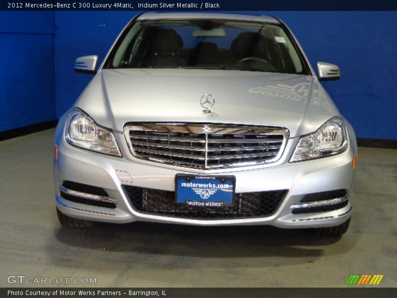 Iridium Silver Metallic / Black 2012 Mercedes-Benz C 300 Luxury 4Matic