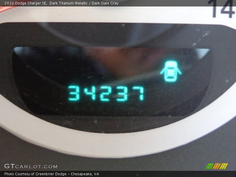 Dark Titanium Metallic / Dark Slate Gray 2010 Dodge Charger SE