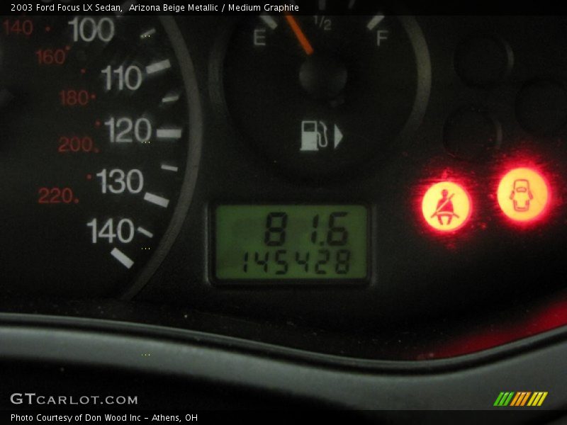 Arizona Beige Metallic / Medium Graphite 2003 Ford Focus LX Sedan