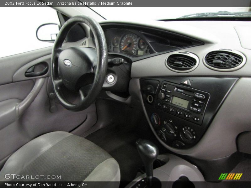 Arizona Beige Metallic / Medium Graphite 2003 Ford Focus LX Sedan