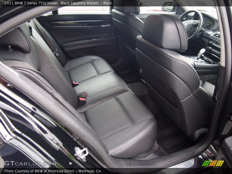 Black Sapphire Metallic / Black 2011 BMW 7 Series 750i Sedan
