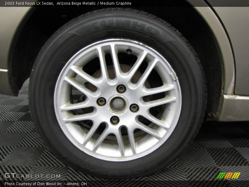 Arizona Beige Metallic / Medium Graphite 2003 Ford Focus LX Sedan