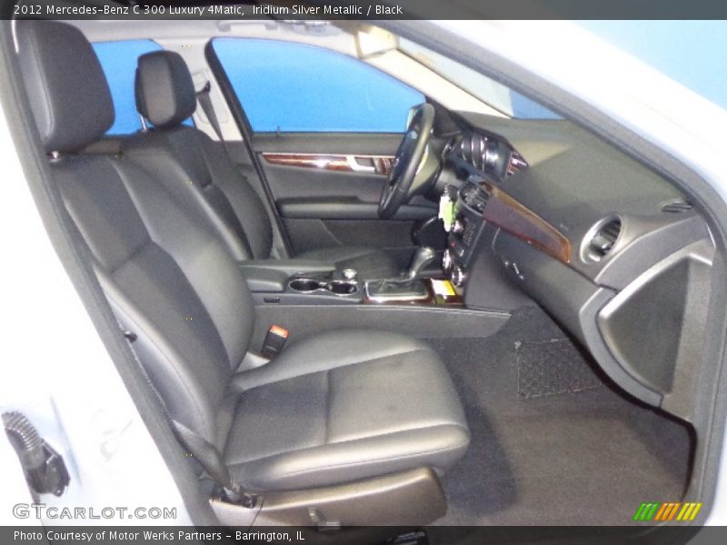 Iridium Silver Metallic / Black 2012 Mercedes-Benz C 300 Luxury 4Matic