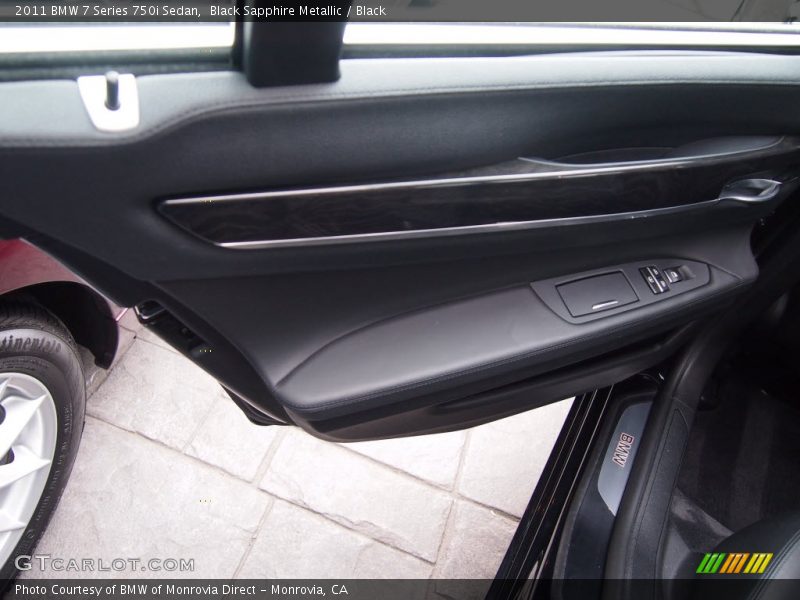 Black Sapphire Metallic / Black 2011 BMW 7 Series 750i Sedan