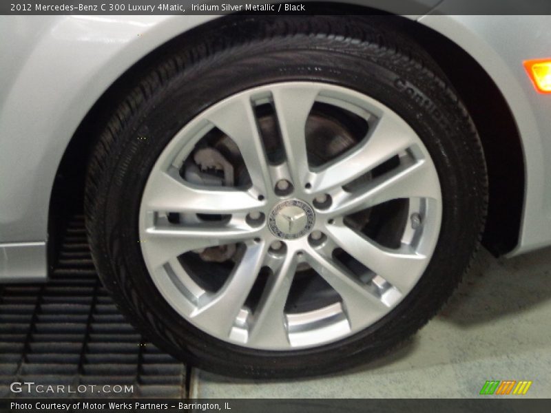 Iridium Silver Metallic / Black 2012 Mercedes-Benz C 300 Luxury 4Matic