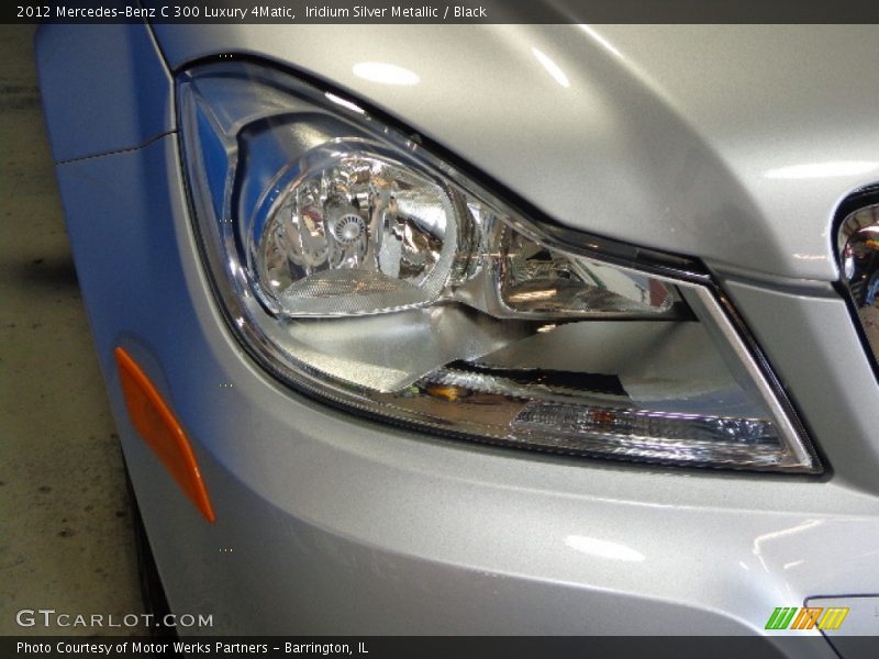 Iridium Silver Metallic / Black 2012 Mercedes-Benz C 300 Luxury 4Matic