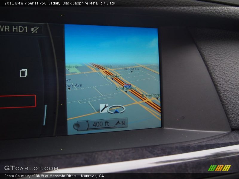 Black Sapphire Metallic / Black 2011 BMW 7 Series 750i Sedan