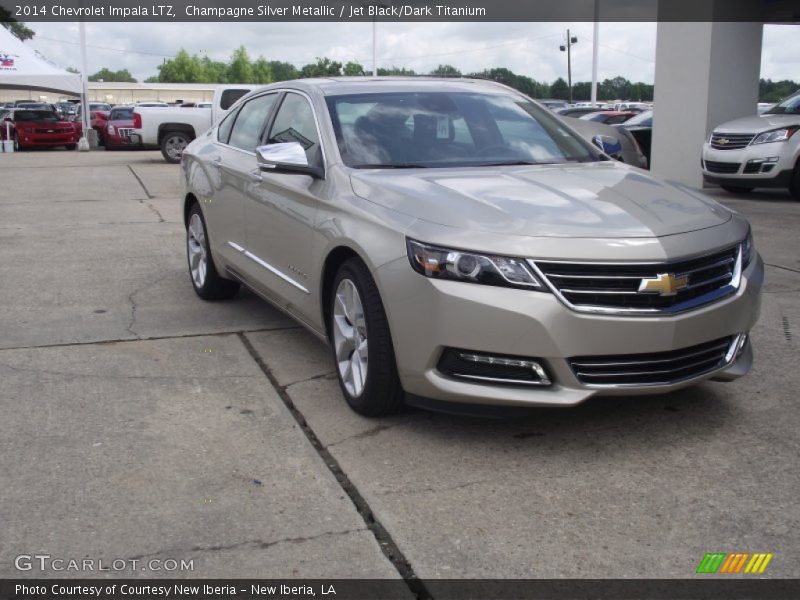 Champagne Silver Metallic / Jet Black/Dark Titanium 2014 Chevrolet Impala LTZ