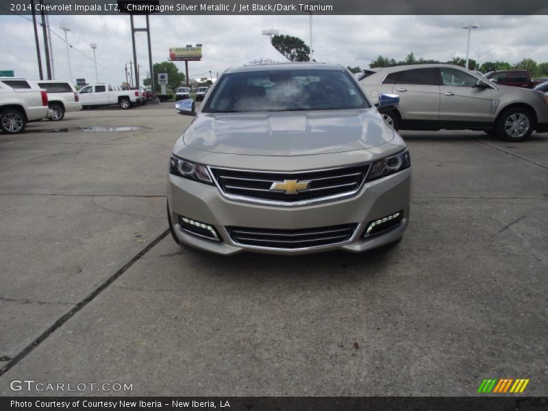 Champagne Silver Metallic / Jet Black/Dark Titanium 2014 Chevrolet Impala LTZ