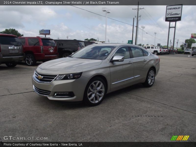 Champagne Silver Metallic / Jet Black/Dark Titanium 2014 Chevrolet Impala LTZ