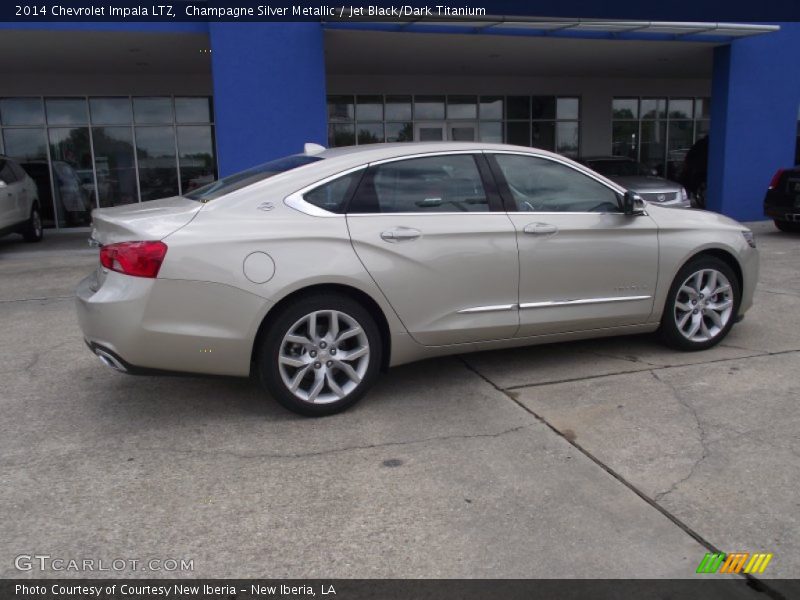 Champagne Silver Metallic / Jet Black/Dark Titanium 2014 Chevrolet Impala LTZ