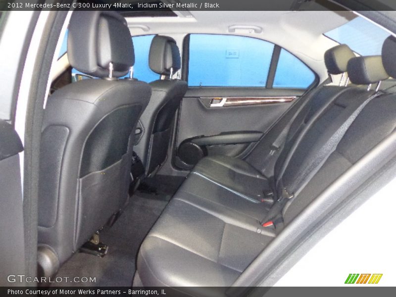 Iridium Silver Metallic / Black 2012 Mercedes-Benz C 300 Luxury 4Matic
