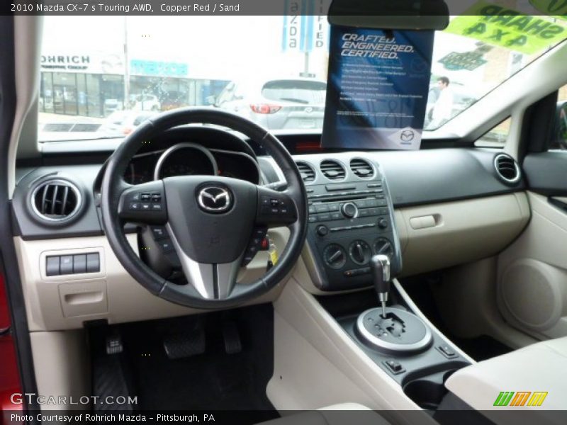 Copper Red / Sand 2010 Mazda CX-7 s Touring AWD