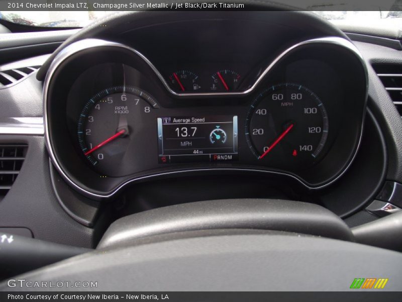 Champagne Silver Metallic / Jet Black/Dark Titanium 2014 Chevrolet Impala LTZ