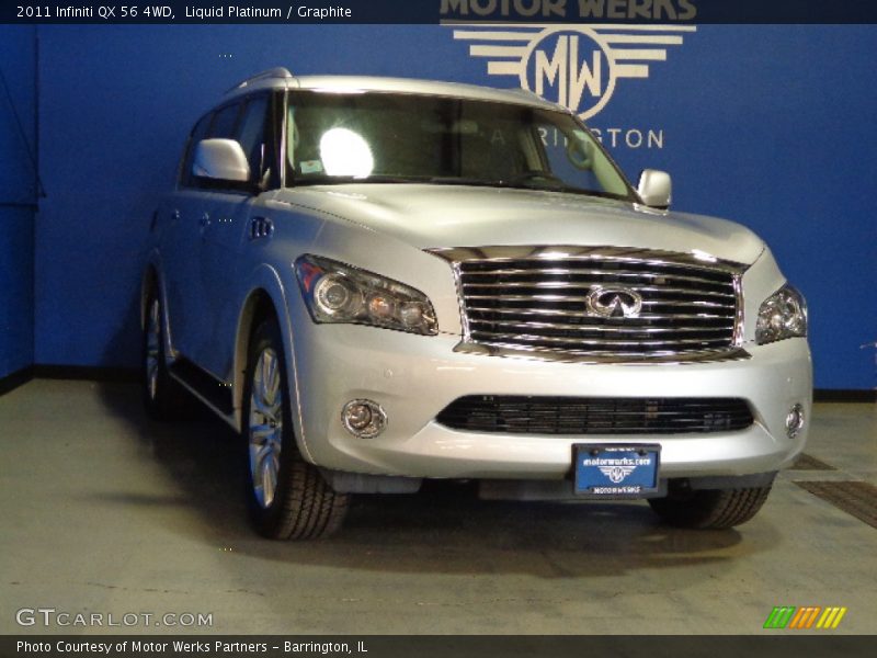 Liquid Platinum / Graphite 2011 Infiniti QX 56 4WD