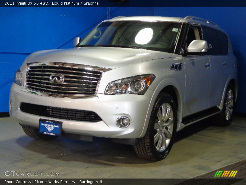 Liquid Platinum / Graphite 2011 Infiniti QX 56 4WD