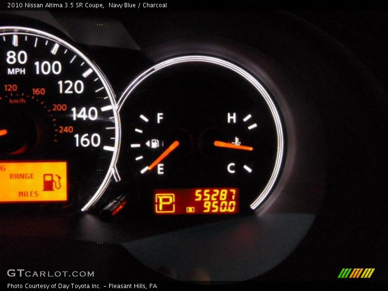 Navy Blue / Charcoal 2010 Nissan Altima 3.5 SR Coupe