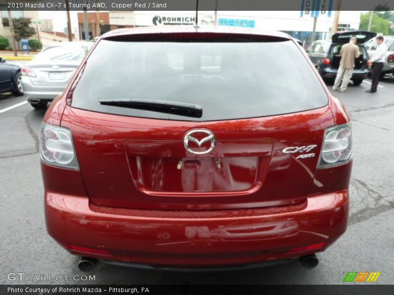 Copper Red / Sand 2010 Mazda CX-7 s Touring AWD