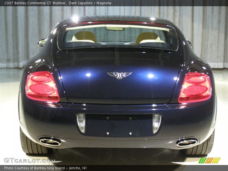 Dark Sapphire / Magnolia 2007 Bentley Continental GT Mulliner