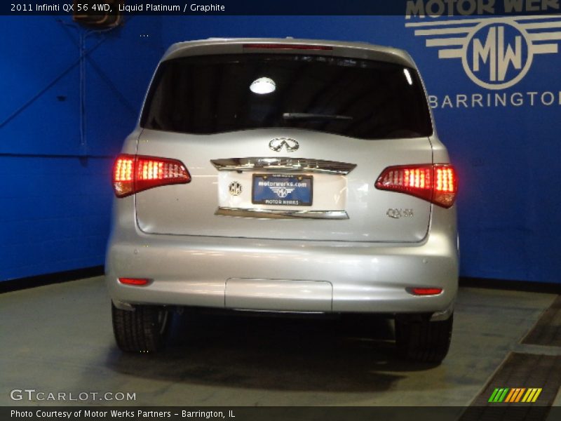 Liquid Platinum / Graphite 2011 Infiniti QX 56 4WD