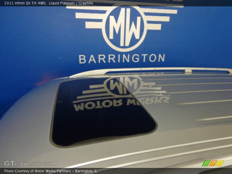 Liquid Platinum / Graphite 2011 Infiniti QX 56 4WD