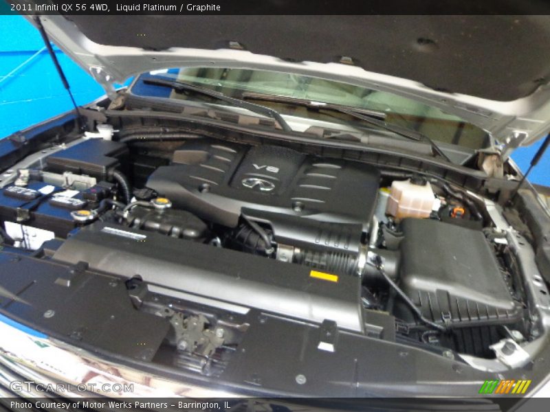 Liquid Platinum / Graphite 2011 Infiniti QX 56 4WD