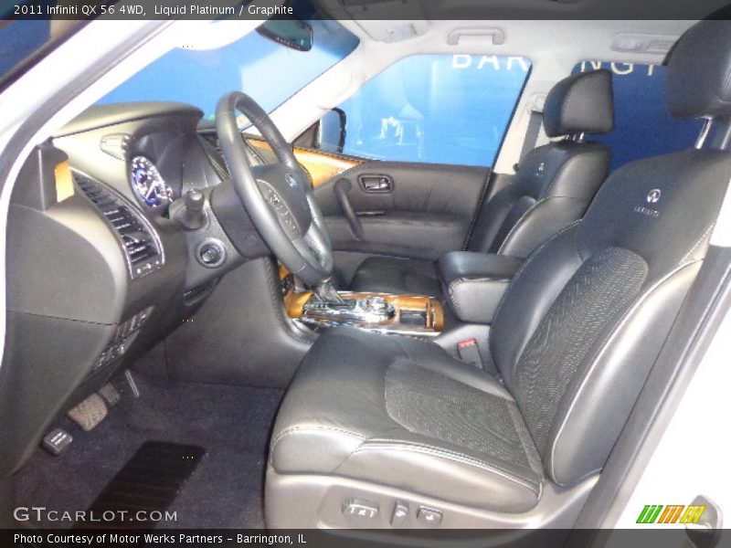 Liquid Platinum / Graphite 2011 Infiniti QX 56 4WD