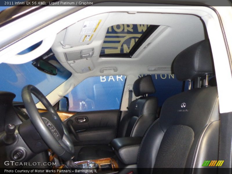 Liquid Platinum / Graphite 2011 Infiniti QX 56 4WD