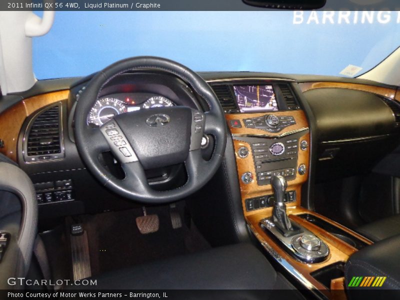 Liquid Platinum / Graphite 2011 Infiniti QX 56 4WD