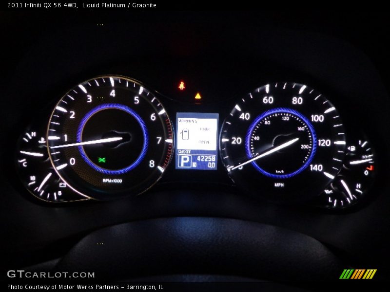 Liquid Platinum / Graphite 2011 Infiniti QX 56 4WD