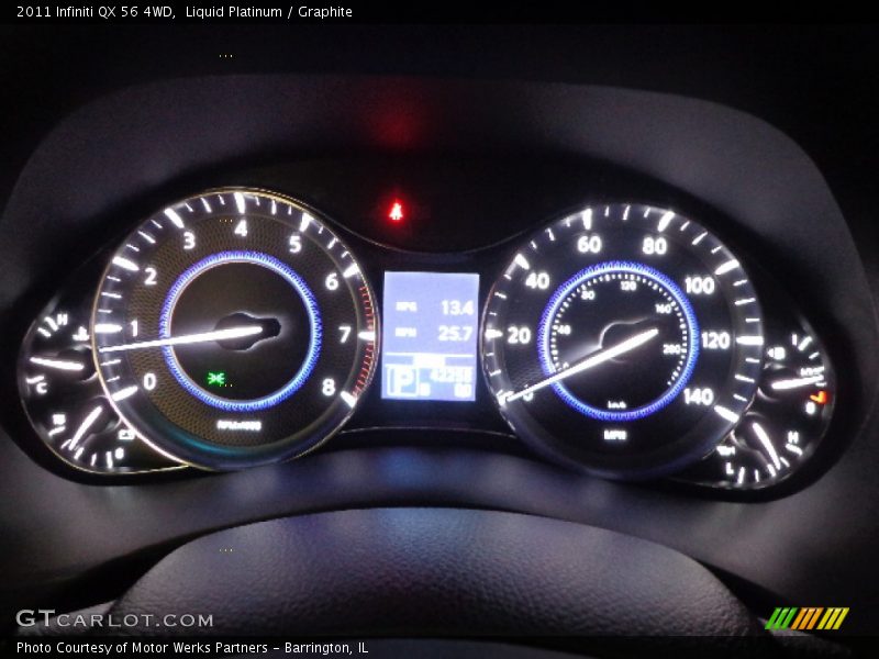 Liquid Platinum / Graphite 2011 Infiniti QX 56 4WD