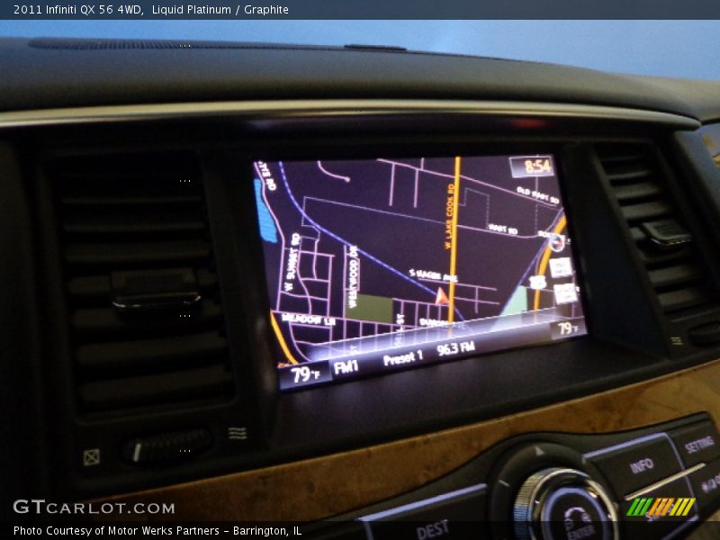 Liquid Platinum / Graphite 2011 Infiniti QX 56 4WD