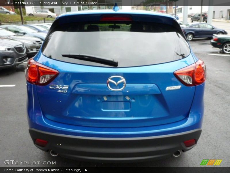 Sky Blue Mica / Black 2014 Mazda CX-5 Touring AWD