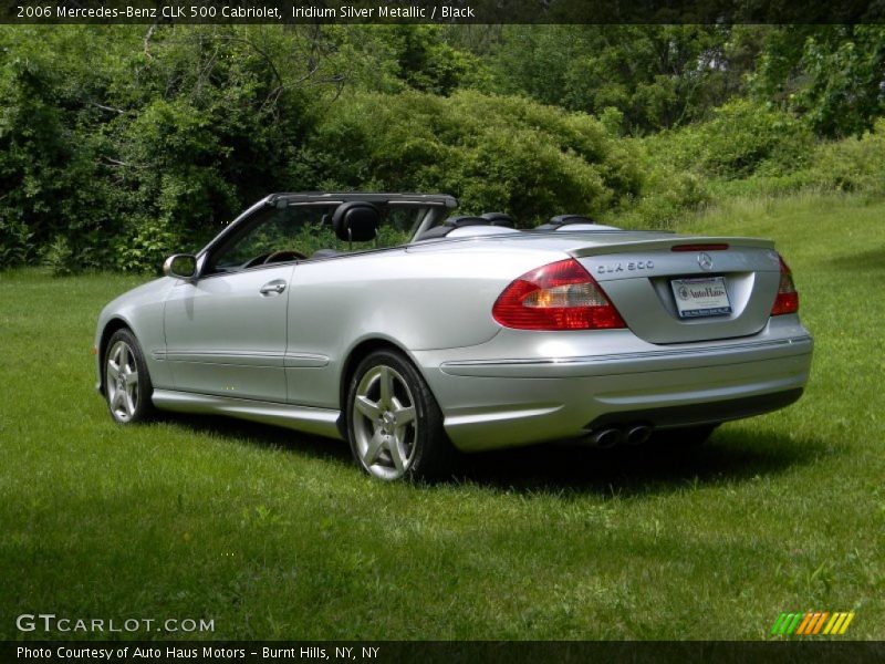 Iridium Silver Metallic / Black 2006 Mercedes-Benz CLK 500 Cabriolet