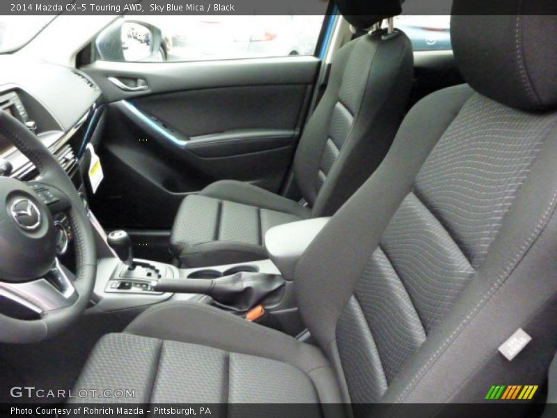 Sky Blue Mica / Black 2014 Mazda CX-5 Touring AWD