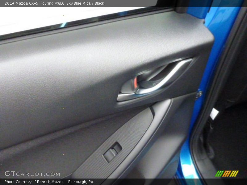 Sky Blue Mica / Black 2014 Mazda CX-5 Touring AWD