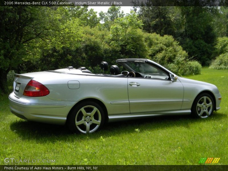 Iridium Silver Metallic / Black 2006 Mercedes-Benz CLK 500 Cabriolet