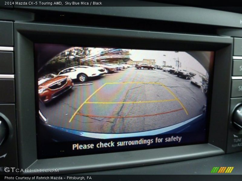 Sky Blue Mica / Black 2014 Mazda CX-5 Touring AWD