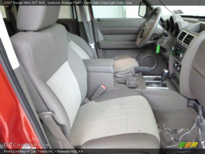 Sunburst Orange Pearl / Dark Slate Gray/Light Slate Gray 2007 Dodge Nitro SXT 4x4