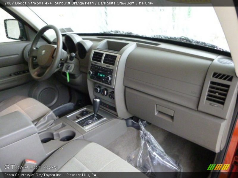 Sunburst Orange Pearl / Dark Slate Gray/Light Slate Gray 2007 Dodge Nitro SXT 4x4