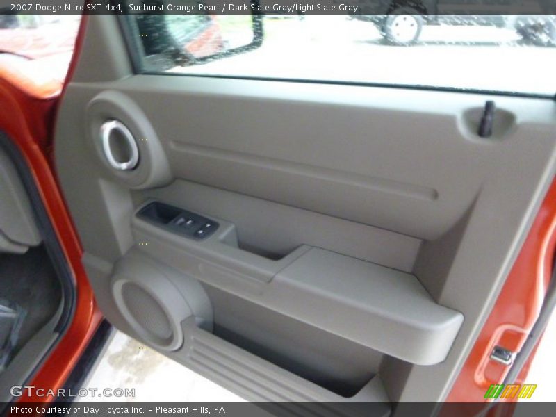 Sunburst Orange Pearl / Dark Slate Gray/Light Slate Gray 2007 Dodge Nitro SXT 4x4