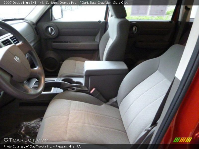 Sunburst Orange Pearl / Dark Slate Gray/Light Slate Gray 2007 Dodge Nitro SXT 4x4