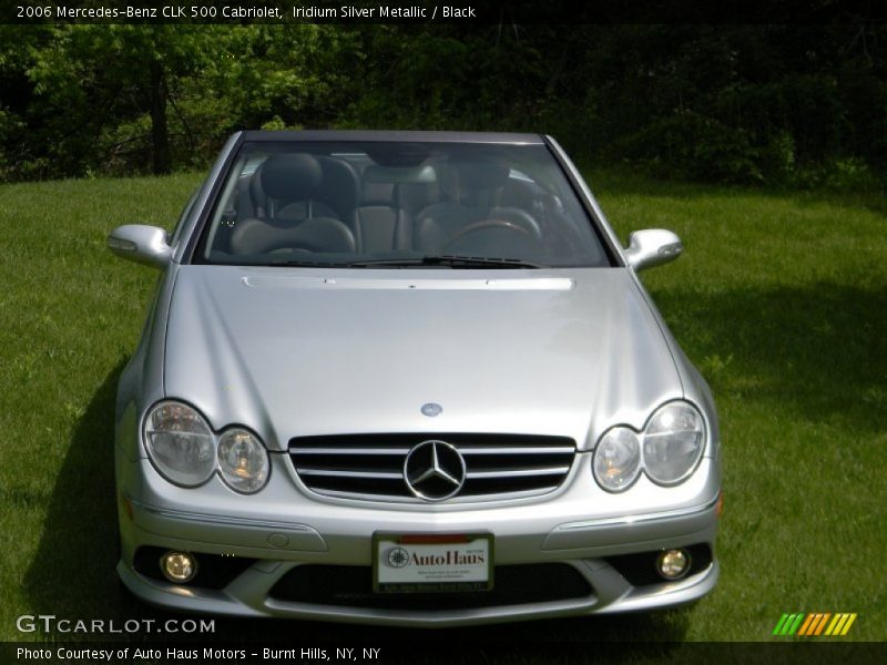 Iridium Silver Metallic / Black 2006 Mercedes-Benz CLK 500 Cabriolet