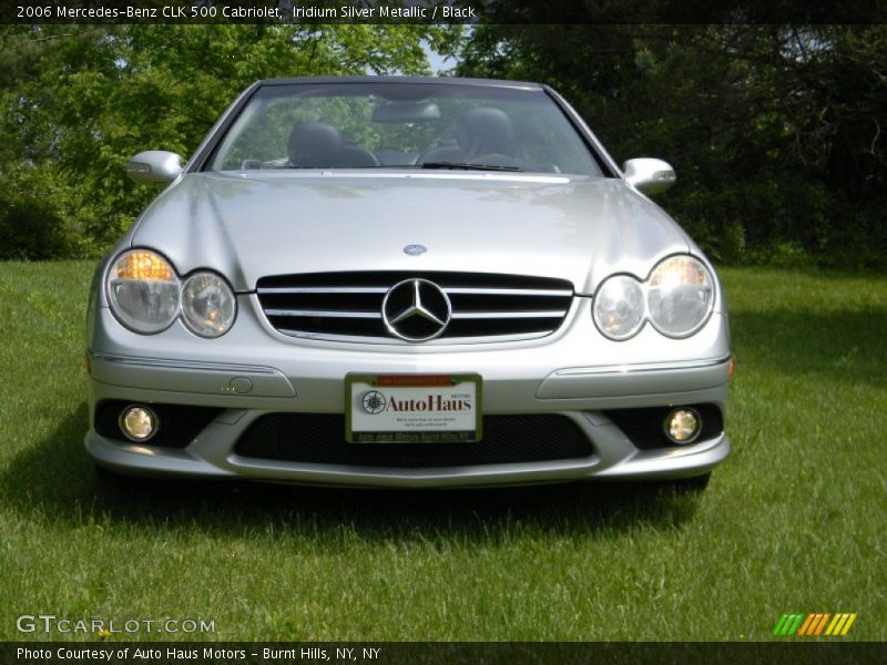 Iridium Silver Metallic / Black 2006 Mercedes-Benz CLK 500 Cabriolet