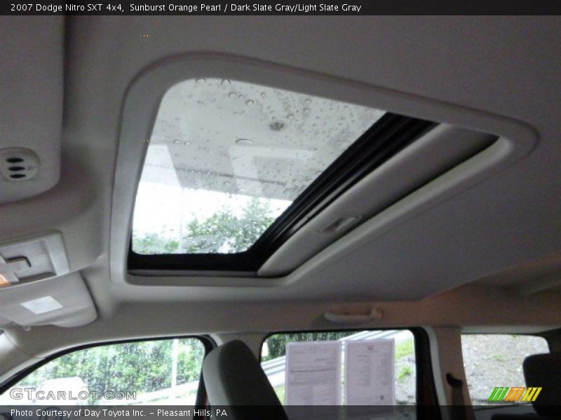 Sunburst Orange Pearl / Dark Slate Gray/Light Slate Gray 2007 Dodge Nitro SXT 4x4