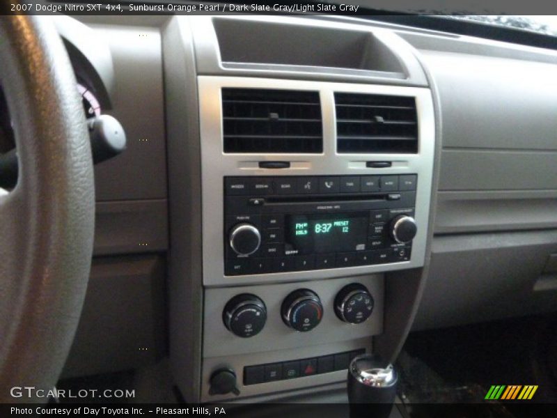 Sunburst Orange Pearl / Dark Slate Gray/Light Slate Gray 2007 Dodge Nitro SXT 4x4