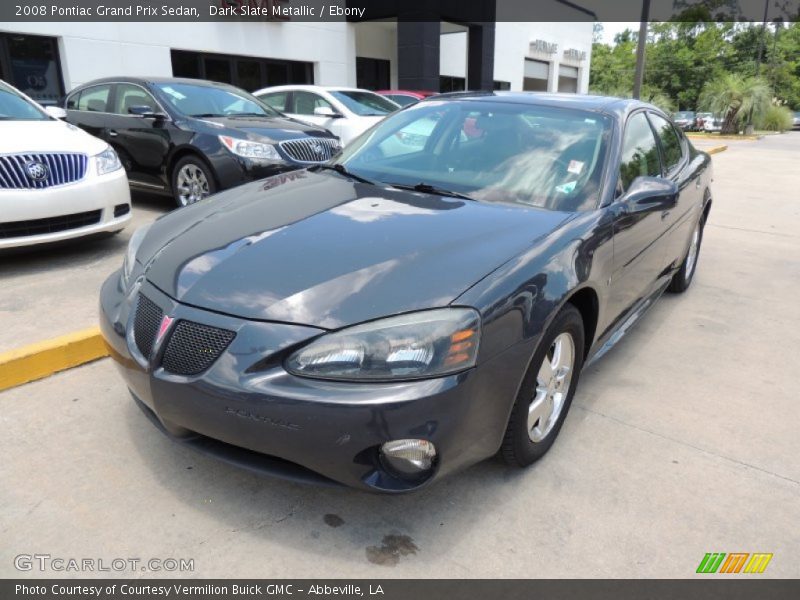 Dark Slate Metallic / Ebony 2008 Pontiac Grand Prix Sedan