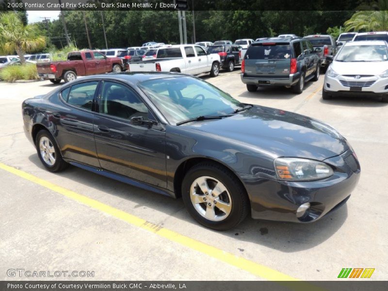 Dark Slate Metallic / Ebony 2008 Pontiac Grand Prix Sedan