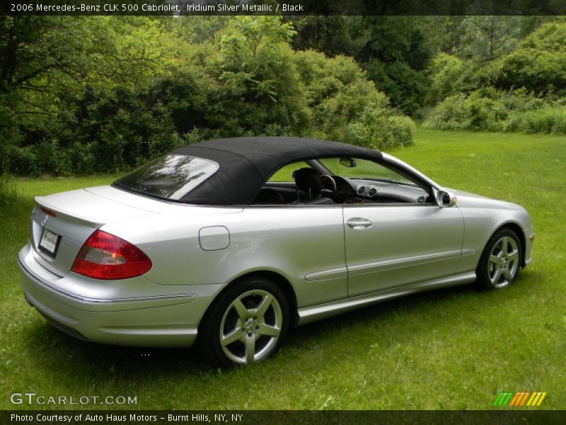 Iridium Silver Metallic / Black 2006 Mercedes-Benz CLK 500 Cabriolet