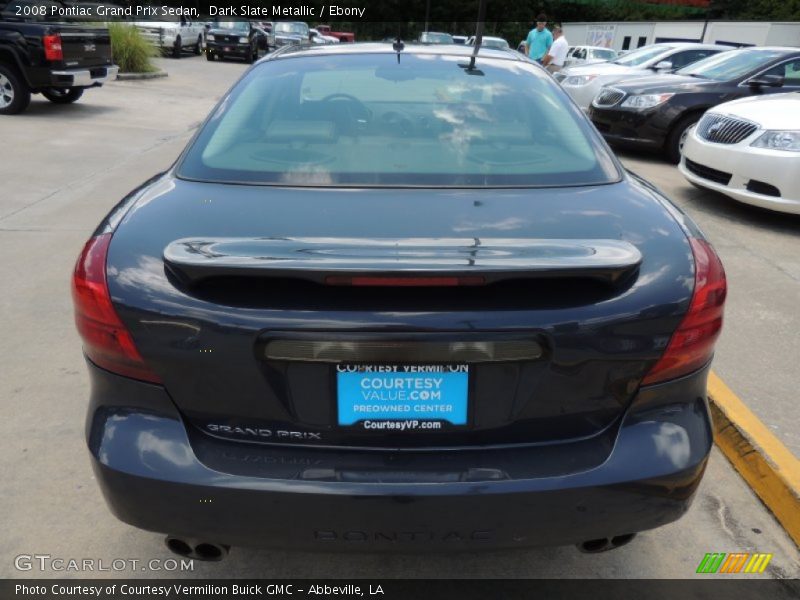 Dark Slate Metallic / Ebony 2008 Pontiac Grand Prix Sedan